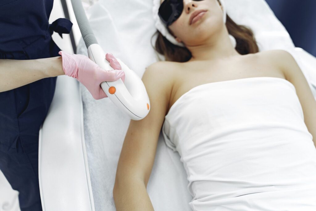 Laser hair removal allows you to get rid of hair on the skin for a long time
